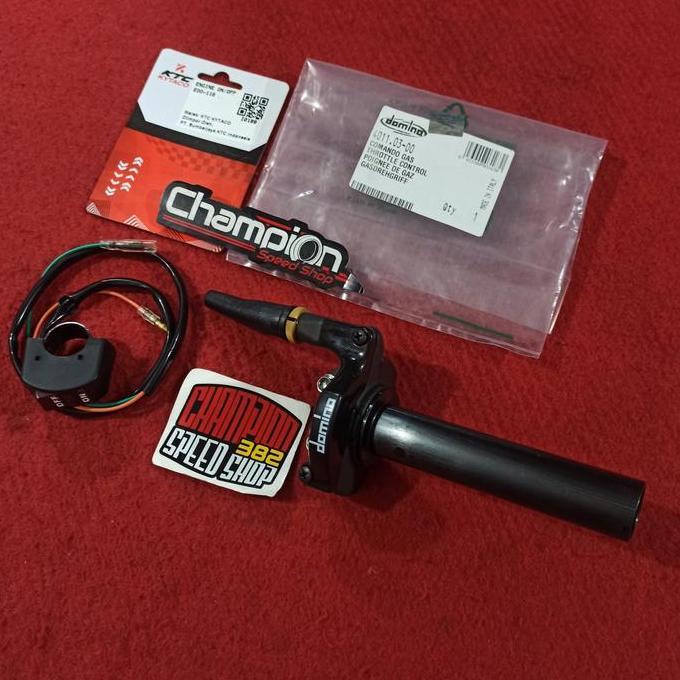 Promo Paket Gas Spontan Domino Italy Saklar Engine Ktc Kytaco Ninja Rr 150Rr