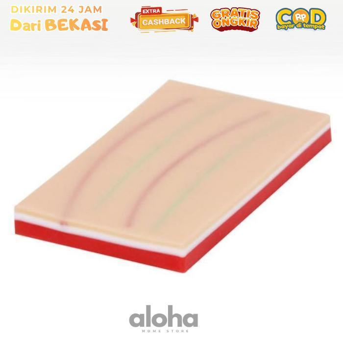 ALHM - Injection Training Pad Latihan Infus Silicone Injection Pad Manekin Human Skin Suture Trainin