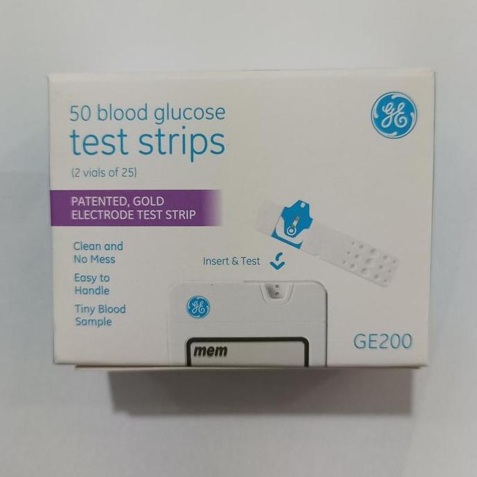 Test Strip Alat Cek Gula Darah GE200 isi 50
