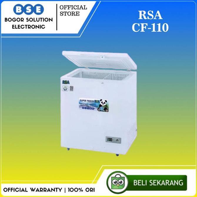 Promo Chest Freezer 96 L Rsa Cf110 Cooler Box 96 Liter Rsa Cf-110 Rsa Cf 110 [Ori]
