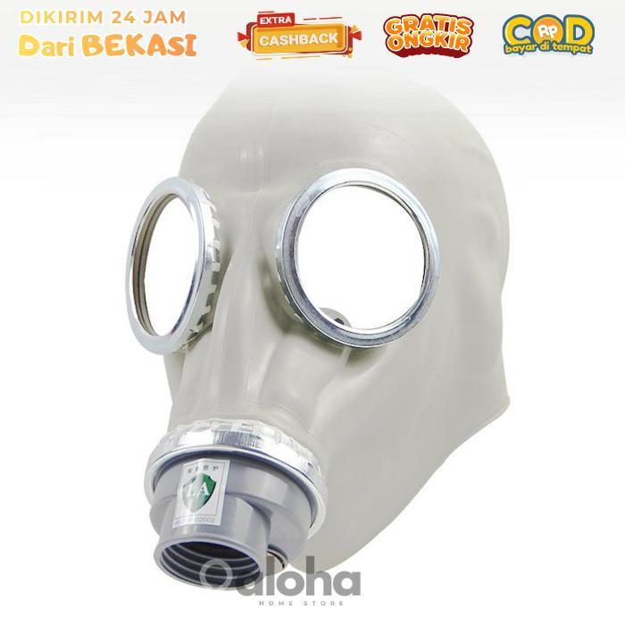 ALHM - Topeng Gas Puda 59 Russian Mask Respirator Chemical Masker Gas Gp5