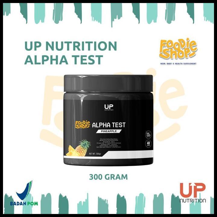Terlaris Up Nutrition Turkesterone Alpha Test 300 Gram 40 Serving | Testo Booster
