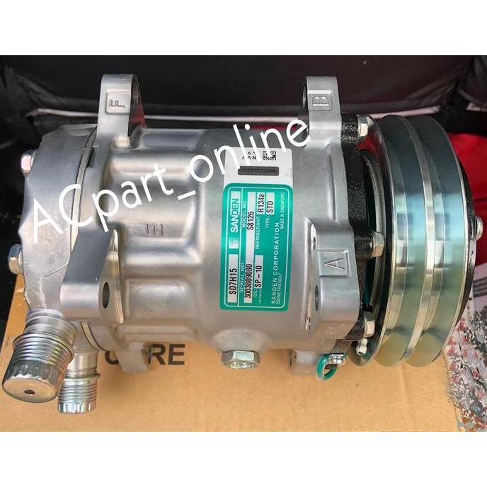 Compressor kompresor ac mobil SANDEN ORi SD708-SD7H15 -24volt