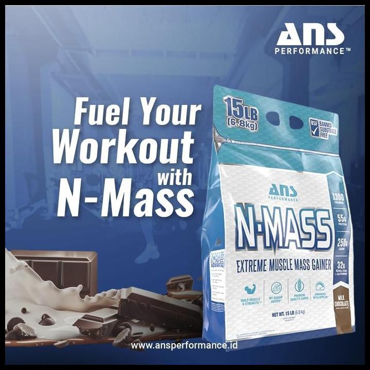 Good Quality Ans N- Mass 15Lbs N-Mass Nmass Mass Weight Gainer Susu Fitness Bulking