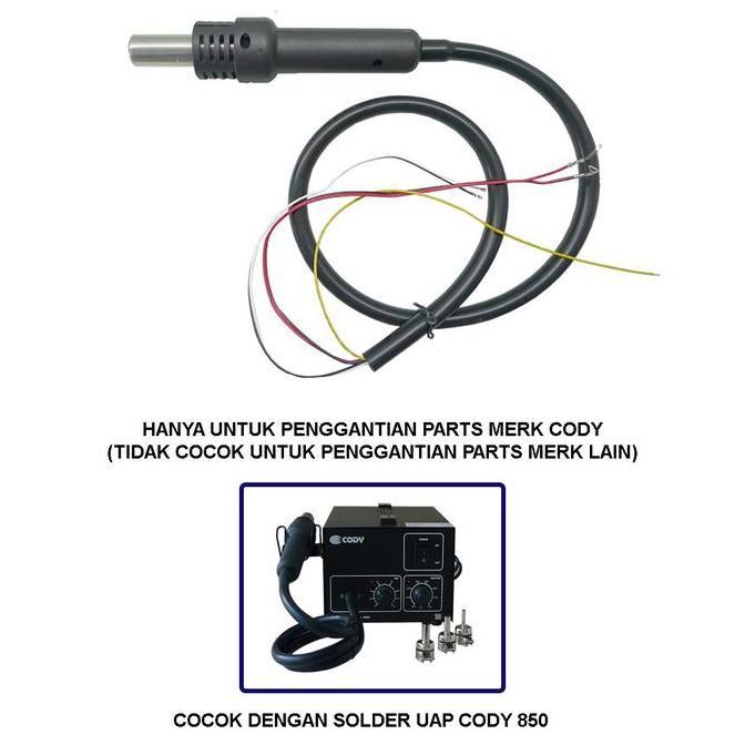 Promo Head Solder Blower Uap Gagang Solder Uap CODY 850 Diskon
