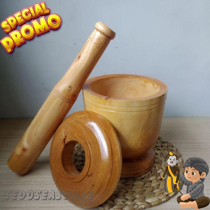 Lumpang Kayu + Tutup, Lumpang Kayu + Penumbuk Kayu 6/11