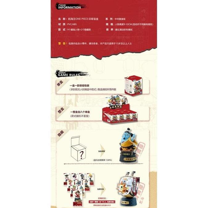 BlindBox / Blind Box Stamp One Piece Chinese Food