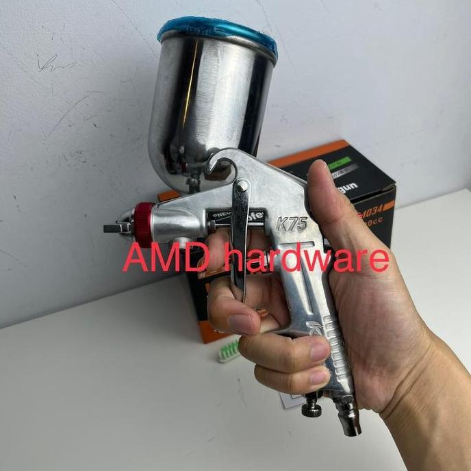 Spray Gun F75 tabung atas SPET Semprotan CAT F 75 Angin Kompresor Kapusi Original Japan