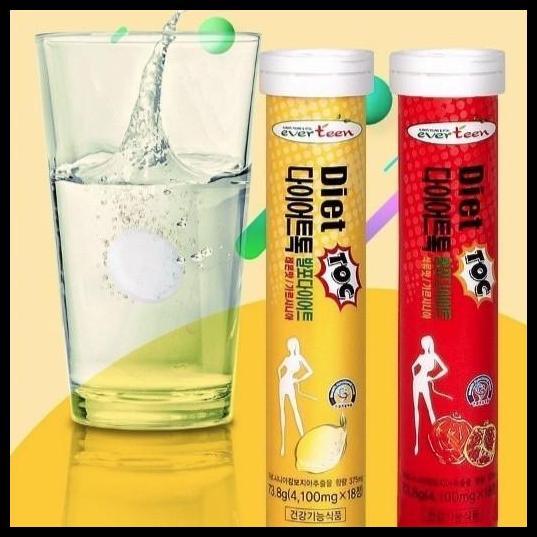 Terlaris Everteen Diet Toc - Premium Diet Suplemen Korea Pelangsing - Isi 18T