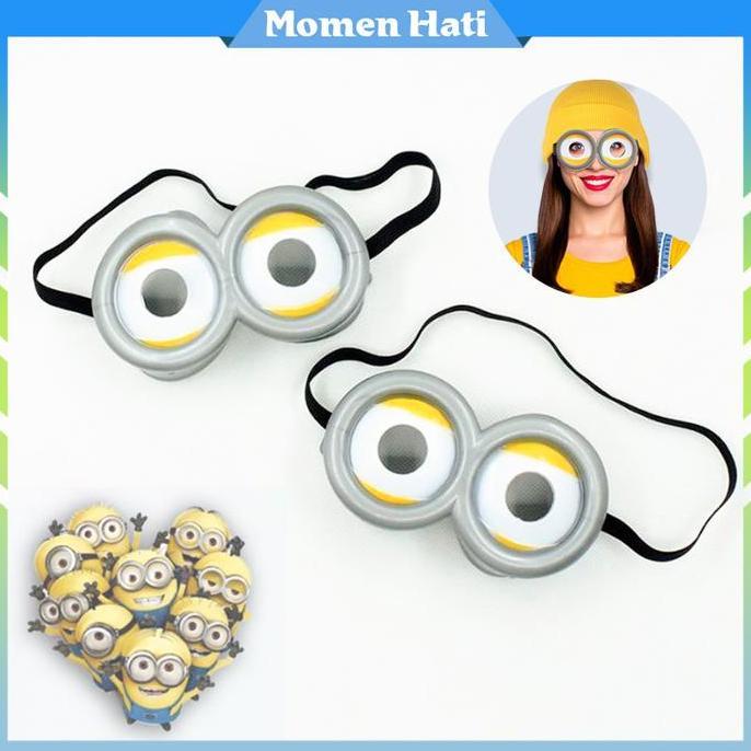 QUANXI Kacamata Minions Glasses Anak Despicable Me Anime Cosplay Accessories
