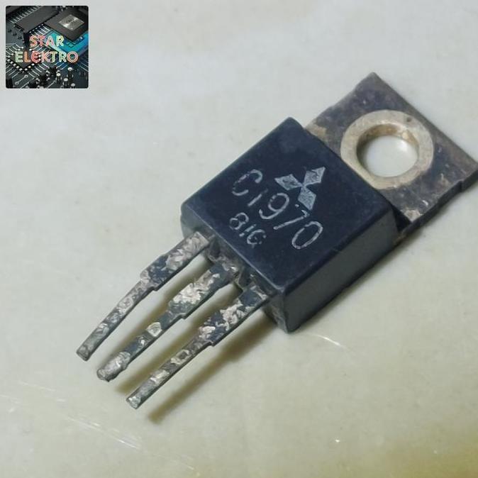 C1970 TO-220 ORIGINAL CABUTAN MITSUBISHI 2SC1970 2SC 1970 TRANSISTOR PENGUAT RF 175MHZ 1W NPN AMPLIF