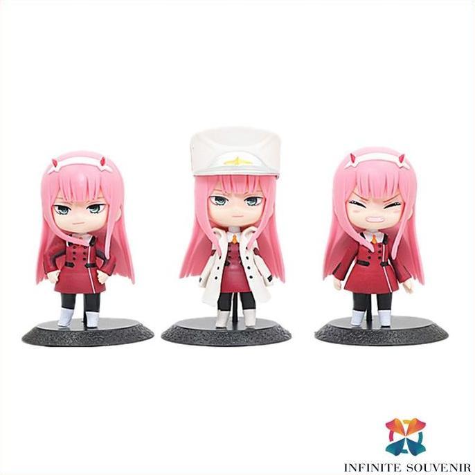 526. Pajangan Zero Two Figure Anime Hadiah Ulang Tahun Anime Patung Zero Two Souvenir Dekorasi