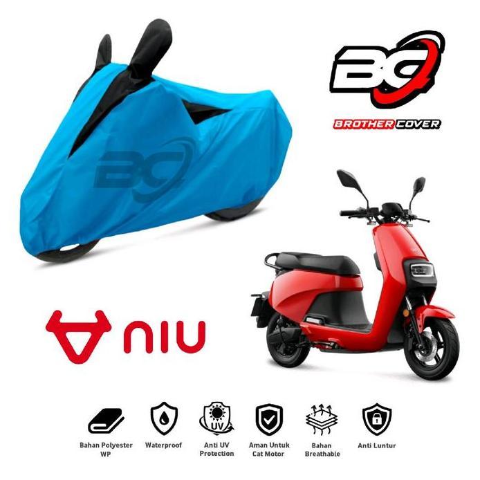 Cover Motor Listrik Niu Penutup & Sarung Sepeda Motor Listrik Niu Anti Air