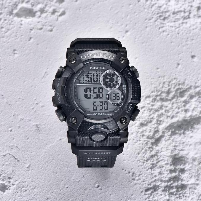 Orologio- Ditec Dg-5118T Jam Tangan Pria Dital Rubber 5118 Dg5118