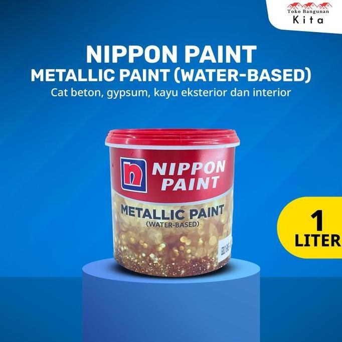 Cat Kayu & Besi Nippon Paint Metallic Paint - 1L
