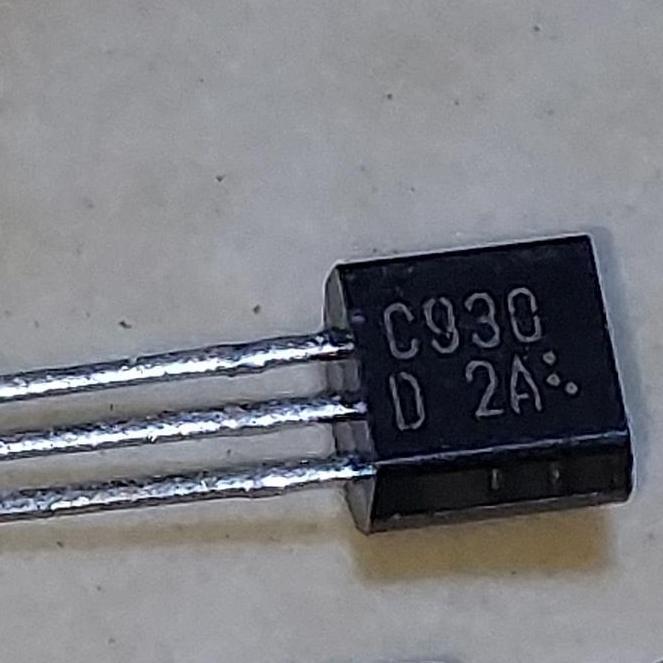 C930 ORIGINAL SANYO 2SC930 2SC C 930 NPN TRANSISTOR RF TO-92 15V 30MA SE27