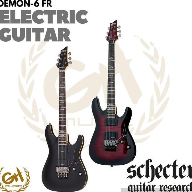 SCHECTER DEMON 6 FR ELECTRIC GUITAR - GITAR ELEKTRIK