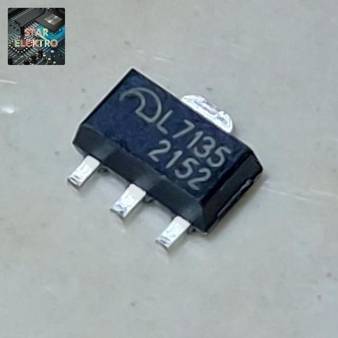 L7135 SOT-89 AMC7135PKFT MEL7135 AMC7135 350MA REGULATOR ARUS 7135 SE27