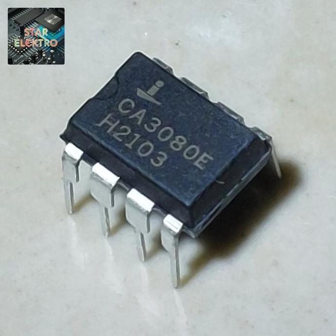 CA3080E DIP-8 CA3080EZ CA3080 CA 3080 IC TRANSCONDUCT OPAMP INTERSIL SE27