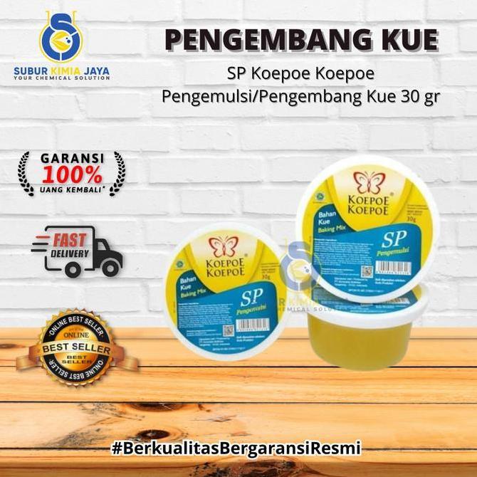 Best Seller KOEPOE SP/ Cake E mulsifier / Cake Improver 30gr Berkualitas 100% original