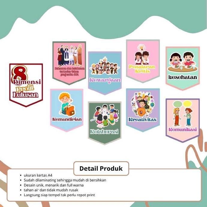 Decorao - 8 Dimensi Profil Kelulusan Sudah Si Laminasi Card