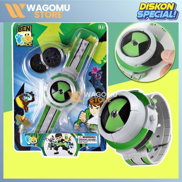 WAGOMU BEN 10 Basic Omnitrix Jam tangan proyeksi generasi kedua 16 jenis gambar Hadiah anak Omnitrix