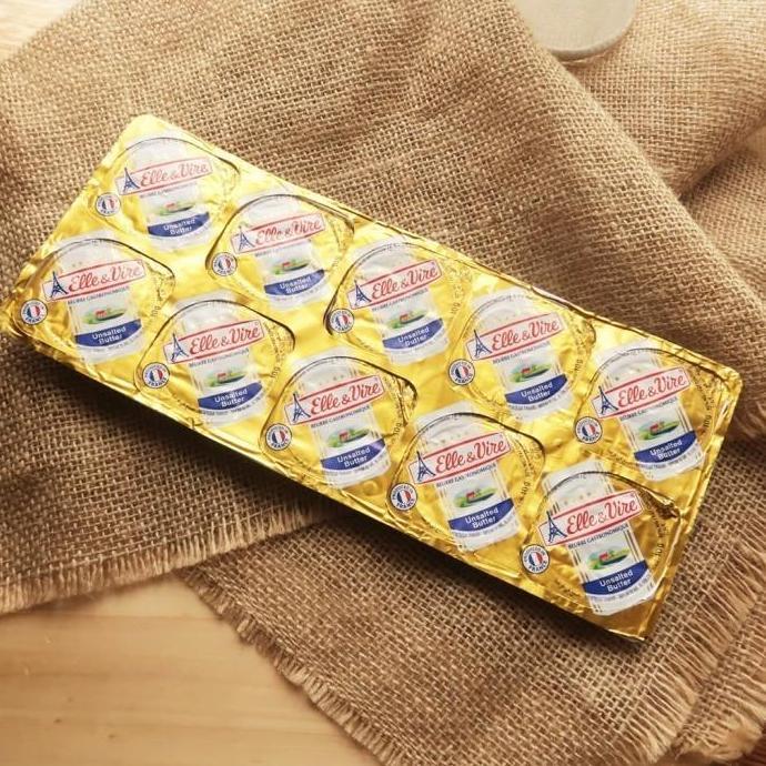 Leite - Elle & Vire Unsalted Butter Ub Baby Mentega Mpasi Bayi 10Gr