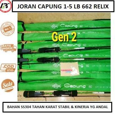 Joran Capung 1-5 lb 662 Relix nusantara Bahan Tahan Karat Lentur