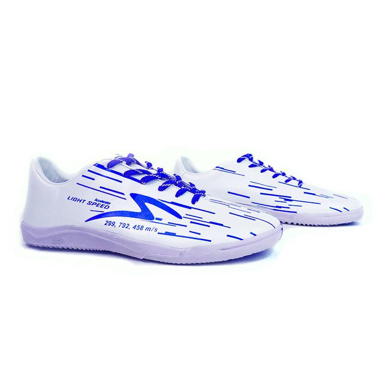 NEW SEPATU FUTSAL SPECS LIGHTSPEED REBORN WHITE/DAZZLING BLUE