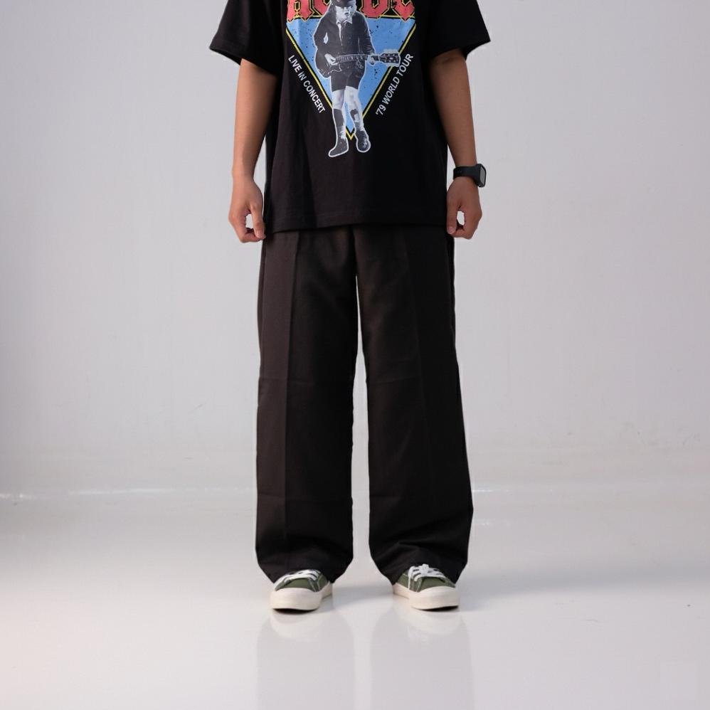 Eksklusif Celana Chinos Loose Pants (Unisex)- Faye / Ukuran L Sampai Super Jumbo