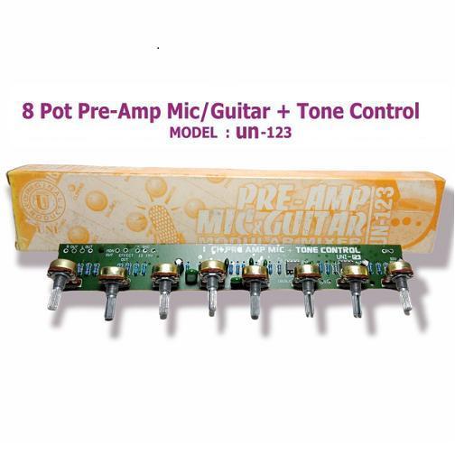 Kit 1CH 1 Channel Pre amp Mic Guitar Modular Mixer Tone control UN-123