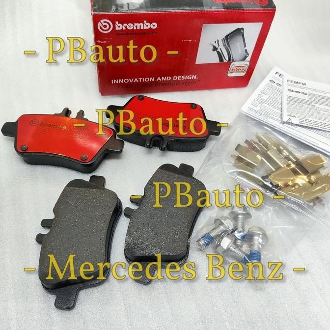 Kampas Rem Belakang w246 w117 w156 w176 BREMBO Mercedes Brake Rear Pad