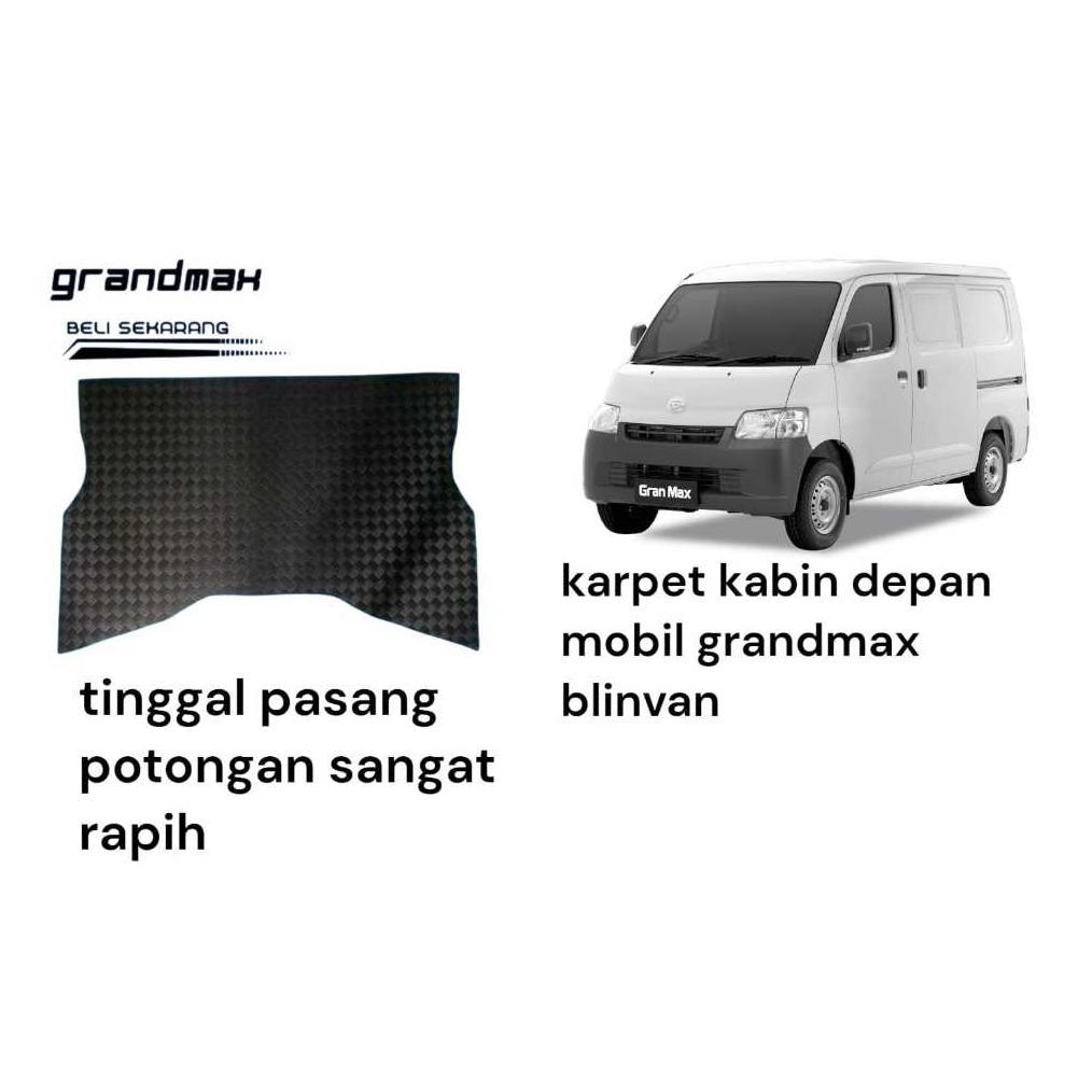 New Karpet Mobil Kabin Depan Granmax Pickup / Blindvan / Minibus