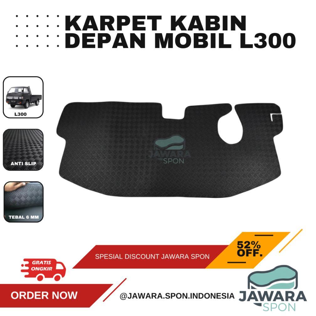 Super Jawara Spon - Karpet Kabin Depan Mobil Pick Up L300 Anti Slip Tidak Menyerap Air
