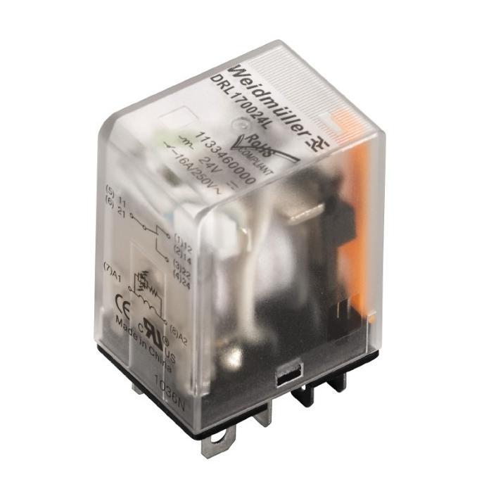Weidmuller Relay DRL DRL273524L 2CO/ 24 VAC / 10 A