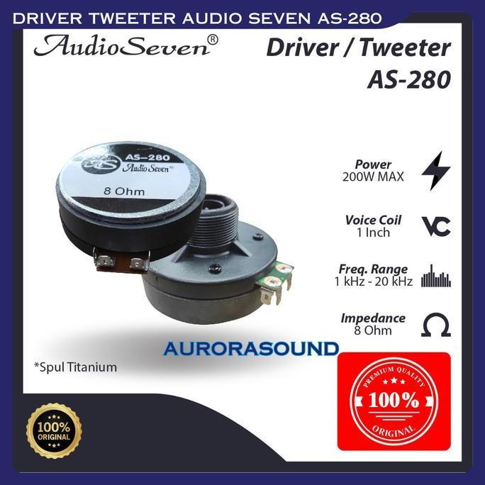 DRIVER TWEETER AUDIO SEVEN AS 280 TWITER TWETER