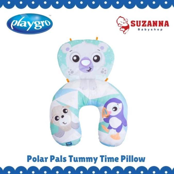 Playgro Polar Pals Tummy Time Pillow - Bantal Tummy Time Bayi
