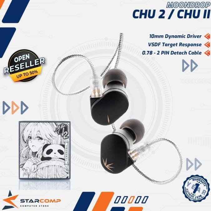 MOONDROP CHU 2 II CHU2 End-game Entry-level Killer 2pin IEM Earphones