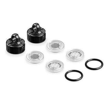 358057-K XRAY XB8/GT MULTI ADJ. 3-IN-1 ALU SHOCK CAP - SWISS 7075 T6 (2) TQRC