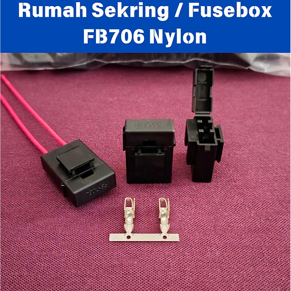 Fusebox / Fuse Box FB706 Rumah Sekring Mobil Motor Bahan Nylon