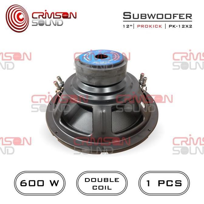 Promo SUBWOOFER 12 INCH DOUBLE MAGNET 600 WAAT PROKICK PK - 12X2 Car Diskon