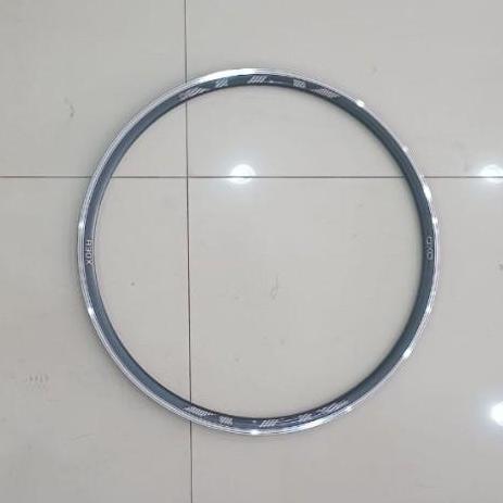 Rims Velg Rim 700C R30X 20H 24H 32H 29 Mm Cnc Hitam Silver