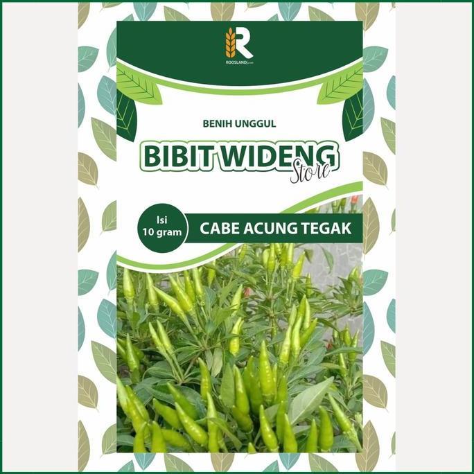 Parque - ( 10 Gram ) Benih Cabe Rawit Acung Caplak | Rawit Tegak | Rawit Hijau Acung Tegak