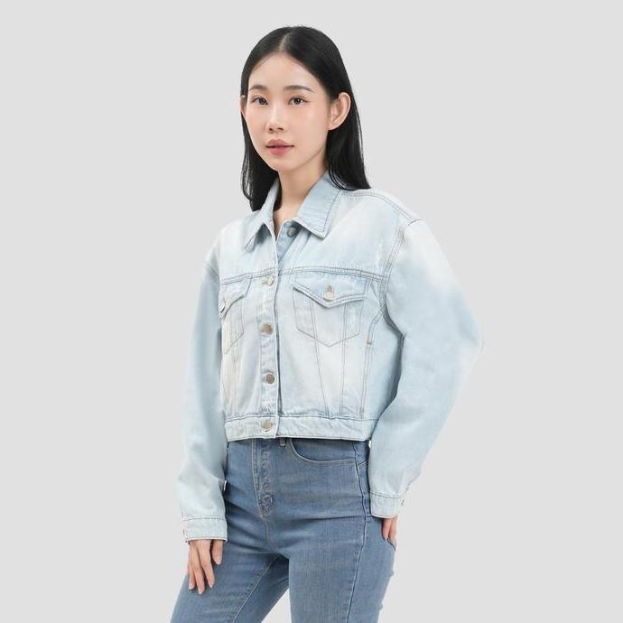 Nevada Boxy Jaket Denim Wanita 124002418