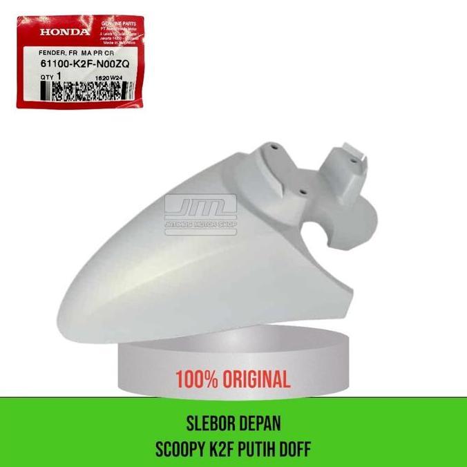 Slebor depan scoopy K2F putih doff 61100-K2F-N00ZQ