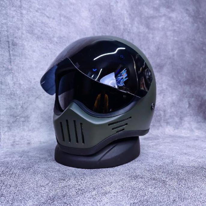 HELM CAKIL SIMPSON M30 RETRO KLASIK helm cakil Motorcycle
