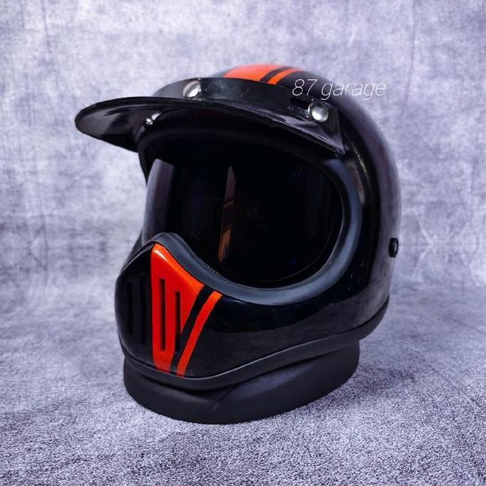 HELM CAKIL RETRO KLASIK MOTIF helm cakil