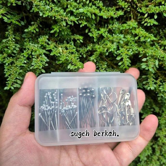 PAKET JARUM PENTUL STAINLESS || JARUM PENTUL SILVER || JARUM PENTUL MINI || JARUM PENTUL BESAR || JA
