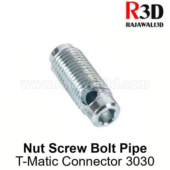 Nut Screw Bolt T-Matic Connector For Aluminium Profile 3030