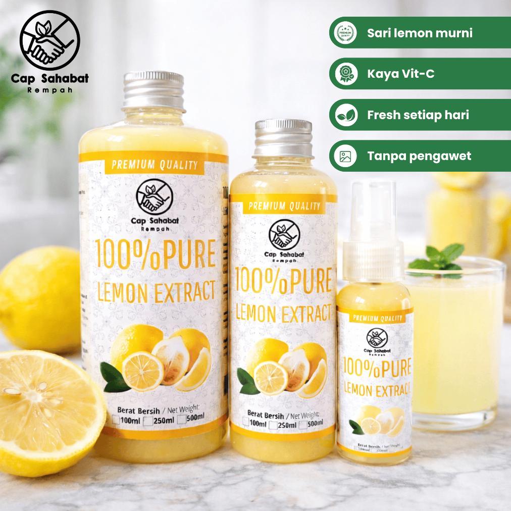 G 250ml Pure Lime Extract Pure Lemon Extract Sari Lemon Murni Sari Jeruk Nipis Murni Jus Lemon Murni
